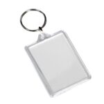 Rectangular Blank Plastic Photo Insert - 50 x 35mm