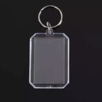 Rectangular Blank Plastic Photo Insert Keyring - 35 x 24mm - Image 5