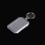 Rectangular Blank Plastic Photo Insert Keyring - 35 x 24mm - Image 6