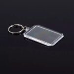 Rectangular Blank Plastic Photo Insert Keyring - 35 x 24mm - Image 8