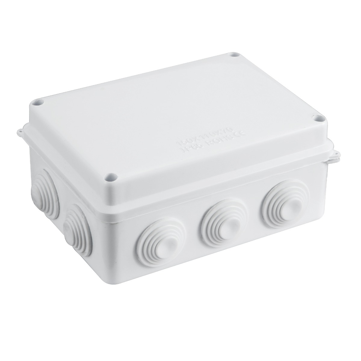 wp-image-avartek-446.jpg IP65 Waterproof White Surface Junction Box (150x110x70mm) - Image 1