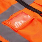 Orange Hi-Vis Vest / Class 2 Safety Vest Hi-Visibility Waistcoat - Large - Image 5