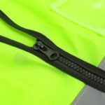 Hi Vis Vest Vest Yellow - High Viz Visibility Work Safety Waistcoat - Large - Image 3