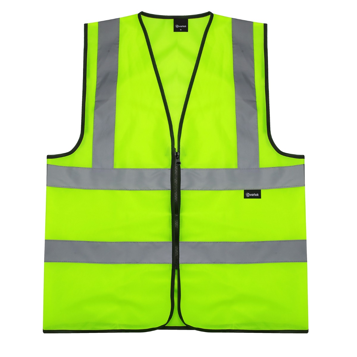 wp-image-avartek-4613.jpg Hi Vis Vest Vest Yellow - High Viz Visibility Work Safety Waistcoat - Medium - Image 1