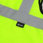 Hi Vis Vest Vest Yellow - High Viz Visibility Work Safety Waistcoat - Extra Large - Image 4