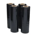 Black Strong Pallet Wrap Parcel Stretch Packaging Film - 500mm x 260m 20 Microns - Image 2