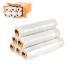 6 Rolls Stretch Film Pallet Wrap Clear 400mm x 110m 17 microns