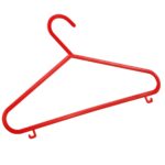 40 x Red Plastic Children's Clothes Hangers with Shoulder Notches - 29cm - Image 3