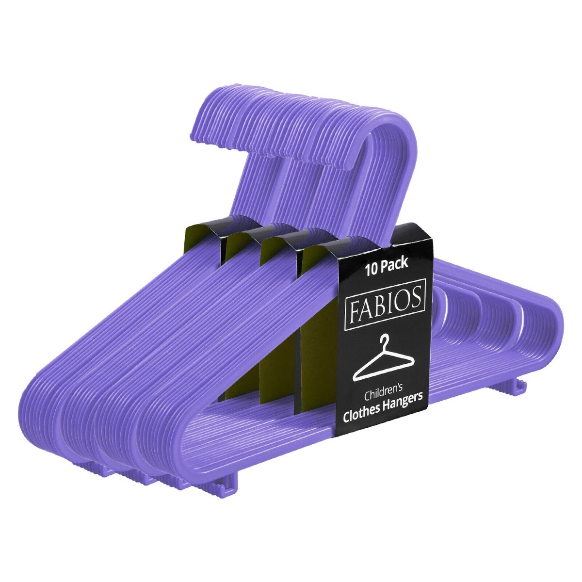 wp-image-avartek-4884.jpeg 40 x Purple Plastic Children's Clothes Hangers with Shoulder Notches - 29cm - Image 1