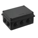 IP65 Waterproof Black Surface Junction Box (150x110x70mm)