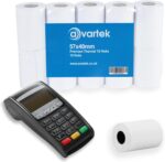 57x40 Card Machine Rolls (10 Rolls) PDQ Credit Card Rolls - AVARTEK