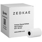 57x30mm PDQ / Credit Card Thermal Rolls (100 Per Box) - ZEDKAE