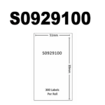 Dymo S0929100 Compatible Labels, 51mm x 89mm, 300 Labels, White, Non-Adhesive - Image 2
