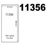 Dymo 11356 / S0719250 Compatible Labels, 89mm x 41mm, 300 Labels, White, Permanent - Image 2