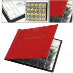 240 Pockets Red Coin Collection Album Money Storage Case Holder - Image 2