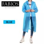 Waterproof Blue Poncho Raincoat for Men / Women