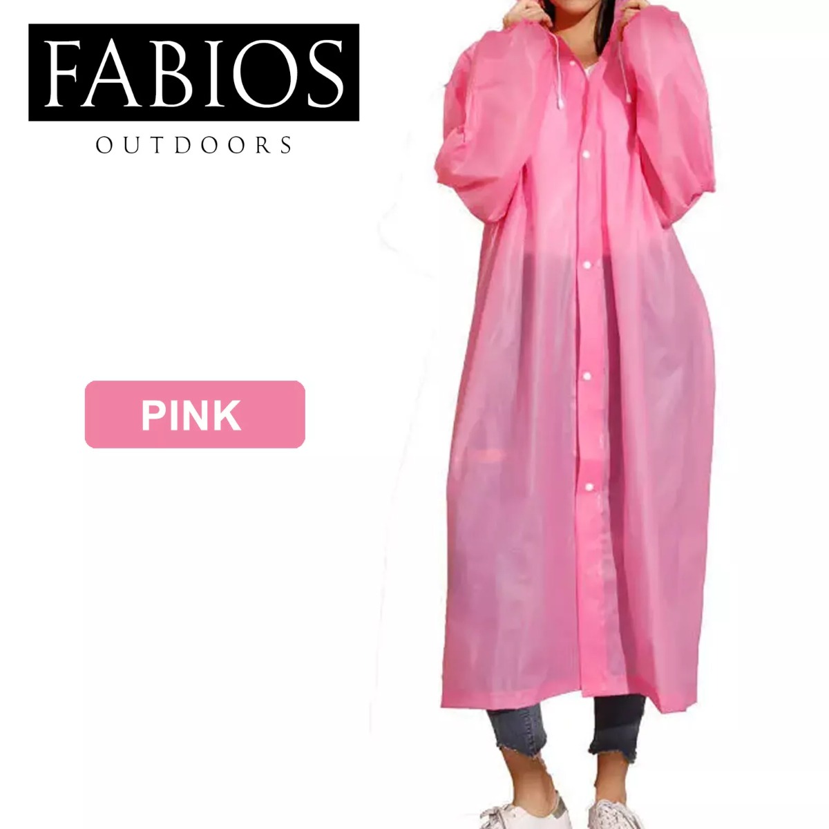 wp-image-avartek-5877.jpg Waterproof Pink Poncho Raincoat for Men / Women - Image 1