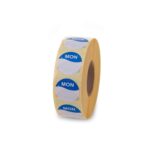 Day Dot Food Labels Set of 7 Rolls x 1000 / Catering Stickers - Full Week - Image 2