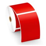 4x6" 100 x 150mm Red Direct Thermal Labels 500/Roll Zebra Toshiba Citizen 6x4