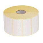 50mm x 25mm 2x1 inch White Thermal Direct 38mm Core Printer Labels 1000 Per Roll - Image 3