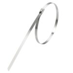 4.6mm x 150mm Stainless Steel Silver Cable Ties - Pack of 100 - Image 2